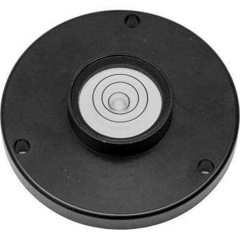 Image 1 of K-MET Кръгъл нивелир с отвори за монтаж KINEX - Black D35 (5022-04-035)