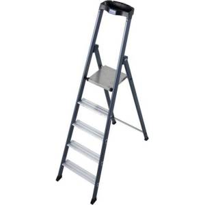 KRAUSE Алуминиева стояща елоксирана стълба Krause Sepro S, 4+1 (06124197) (06124197)