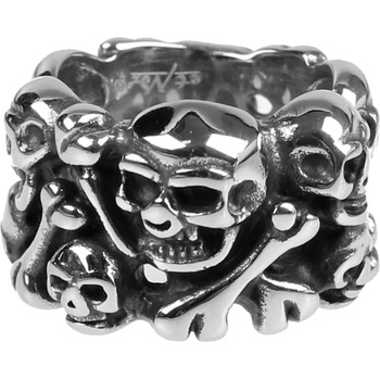 Image 1 of ETNOX Пръстен ETNOX - Skulls - SR1417