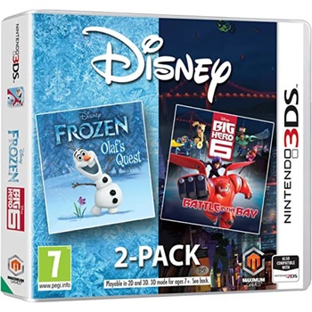 Disney Interactive 2-Pack: Frozen Olaf's Quest + Big Hero 6 Battle in the Bay (3DS)