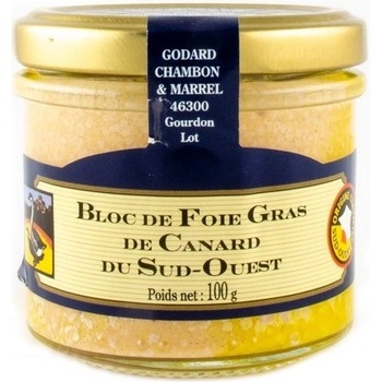 Godard 100% Kačacie pečienky Foie Gras z francúzskeho juhozápadu v bloku 100 g