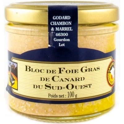 Godard 100% Kačacie pečienky Foie Gras z francúzskeho juhozápadu v bloku 100 g