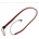 Kiotos Leather Whip Black & Red 140cm