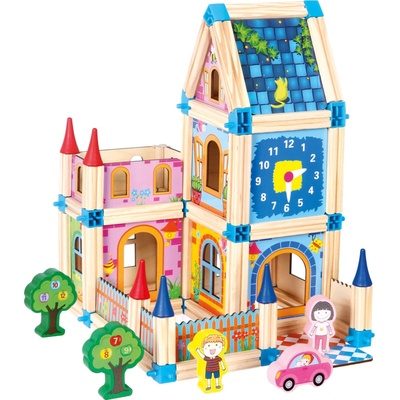 Wiky Dřevěná stavebnice zámek 128 ks