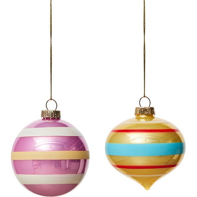 OYOY Vintage Christmas No. 1 Коледни топки, 2 бр (L301341)