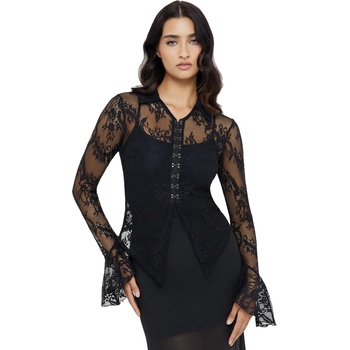 KILLSTAR Дамска блуза (топ) KILLSTAR - Howling Heart - Black - KSRA013059