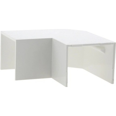 Malpro Ukončovací profil 60x40 mm plochý uhol biely