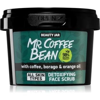 Beauty Jar Mr. Coffee Bean почистващ пилинг за лице 50 гр