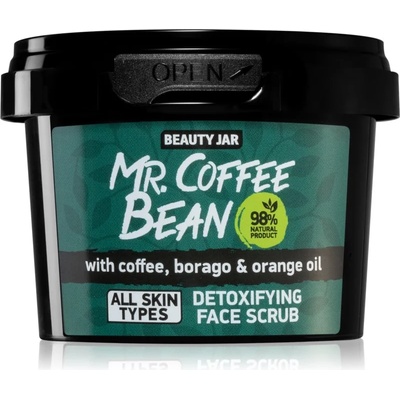 Beauty Jar Mr. Coffee Bean почистващ пилинг за лице 50 гр
