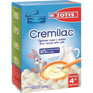 Jotis Оризова каша Jotis - Cremilac, с мляко, 200 g (770001) - baby