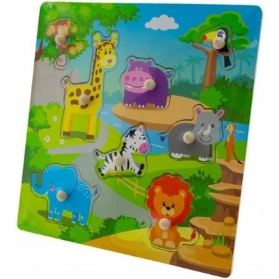 Tulimi zábavné puzzle vkladacie Zoo velké