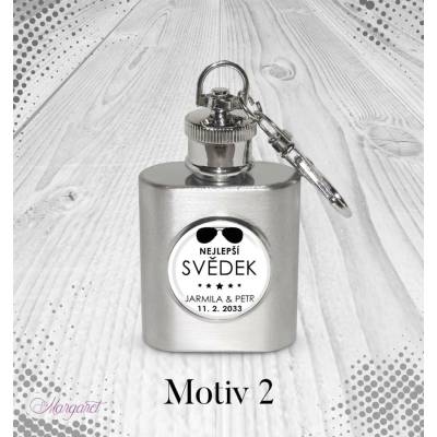 Mini placatka Nejlepší svědek | Motiv 2
