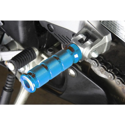 BikeTek Alloy Round Sports stúpačkách Honda Rider modrá FRRHF02BU