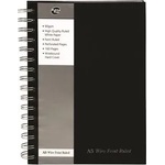 Pukka Pad Спирална тетрадка, A5, с правила, 80 страници, PUKKA PAD "Black", черна SBWRULA5 (SBWRULA5)