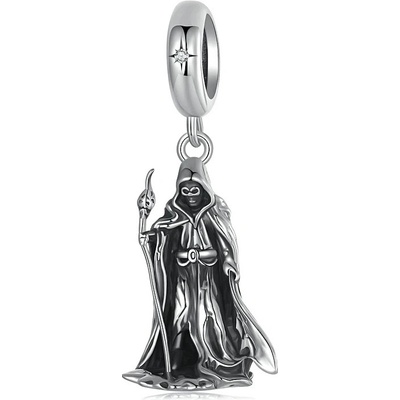 P&J Jewellery Stříbrný visací přívěsek Temný mág SB120