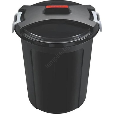 UTC Кош за отпадъци heidrun 46 л, черен (ut0307)