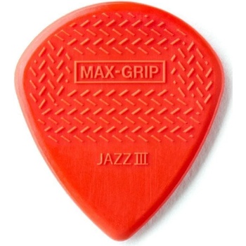 Dunlop 471R 3 N Nylon Max Grip Jazz III Перце за китара (471R3N)
