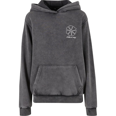 Mister Tee One Line Flowers Ladies Vintage Heavy Hoody magnet XXLUB-MST381-03516 - Камуфлаж, размер S