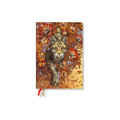 Lynx Rising Maxi Vertical Hardcover 18-Month Weekly Planner, 208pg, 80gsm by Paperblanks Erica Williams Art 2027