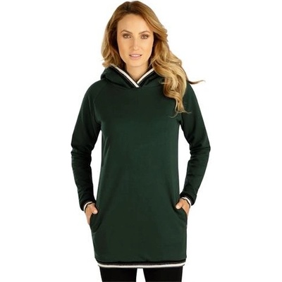 Litex Dámská mikina s kapsami dlouhá zelená – Zboží Mobilmania