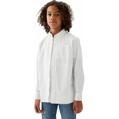 GAP LS Poplin biela