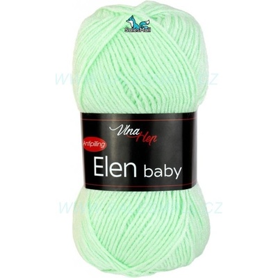 Vlna-Hep Příze Elen Baby 4158 - světle mentolová