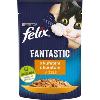 Felix Fantastic s kuřetem v želé 26 x 85 g