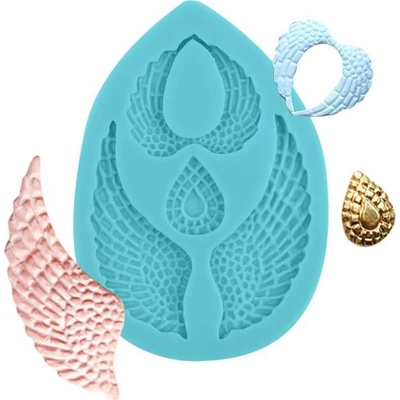 Cakesicq Silikónová forma na anjelské krídla 10x8cm