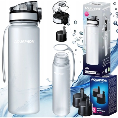 Aquaphor City 0,5 l šedá + náplně 3 ks