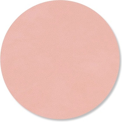LIND Podtácek CIRCLE Nupo růžová kůže 10 cm