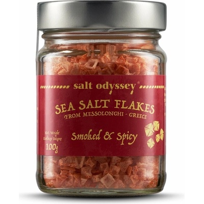 Salt Odyssey Grécka soľ, údená pálivá, (vločky), 100g