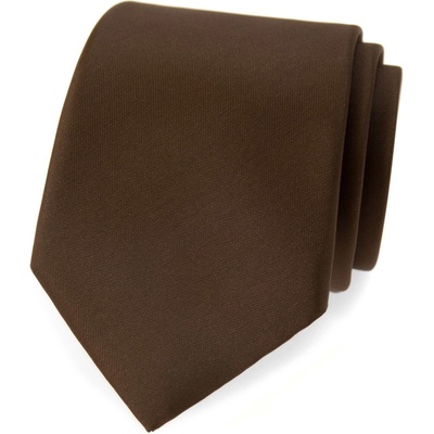 Avantgard Kravata Lux 561-9918 hnědá mat
