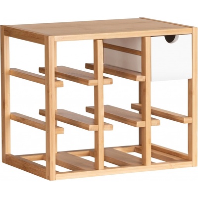 Wenko Bambusový stojan na víno FINJA, přírodní barva,