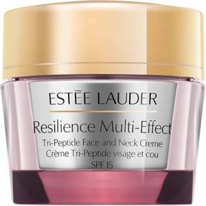 Estée Lauder Resilience Multi-Effect Tri-Peptide Face and Neck SPF15 интензивно подхранващ крем за суха кожа за жени 50 мл