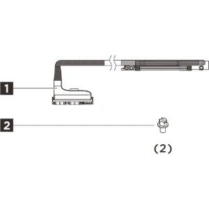Lenovo Адаптер Lenovo ThinkSystem SR650/a V4, x16 Gen5 High Power Cable Riser Slot 3 & 6 Option Kit - 4X97B02319 (4X97B02319)