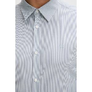 Calvin Klein риза мъжка от памук с еластан (LV040BM108) - answear - 101,68 лв
