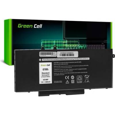 Батерия за лаптоп Dell Latitude 5400 5410 5500 5510 Precision 3540 3550 4GVMP 7, 4V 8000mAh GREEN CELL (GC-DELL-5400-DE159)