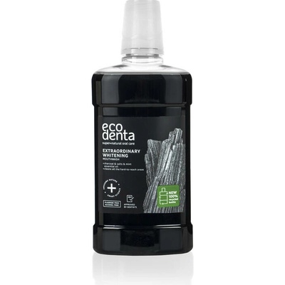 Ecodenta Extra bělicí s černým dřevěným uhlím 500 ml