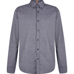 HUGO BOSS Men's Rickert Oxford Shirt Classic Style - Navy 418