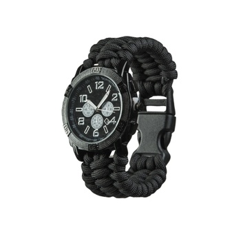 Mil-Tec Army Paracord часовник, черен (15774002)
