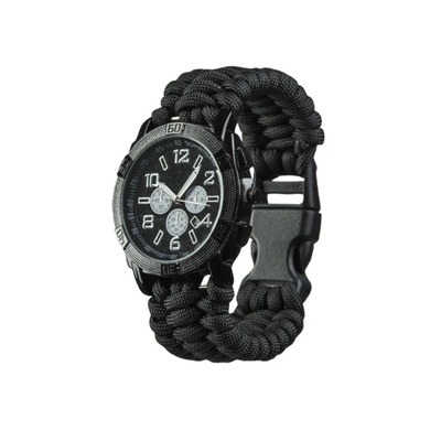 Mil-Tec Army Paracord часовник, черен (15774002)