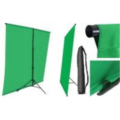 SADA PRO POZADÍ TYP H + pozadí bavlna 150x200cm GREEN SCREEN ZELENÁ STĚNA – Zboží Mobilmania