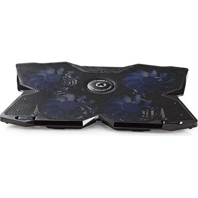 Nedis GNCR200BK chladicí herní podložka pod notebook 15-19" / 4 ventilátory / USB hub – Sleviste.cz
