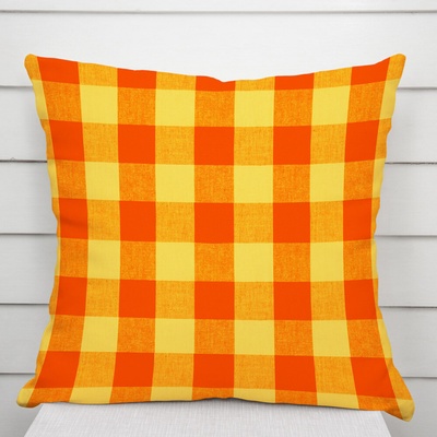 Biante Olivia OL-003 Oranžovo-žltá kocka veľká 30 x 50 cm