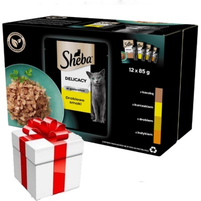 Sheba Select Slices in jelle drůbeží 12 x 85 g