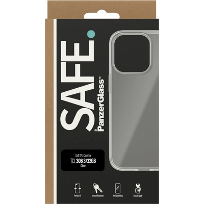 Safe Гръб Safe Case за TCL 306 3/32GB - Прозрачен