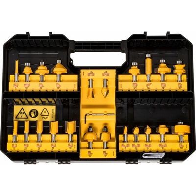 Sada stopkových fréz DeWALT DT90017 8mm /bal.22ks/