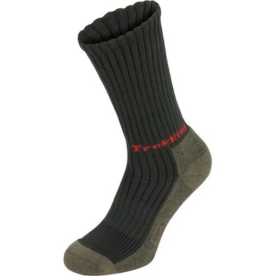 Fox Outdoor Turistické ponožky Lusen s froté podrážkou OD green
