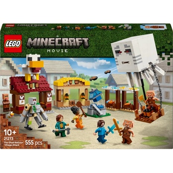 LEGO® Minecraft® 21273 Balón v podobě ďasa a útok na vesnici