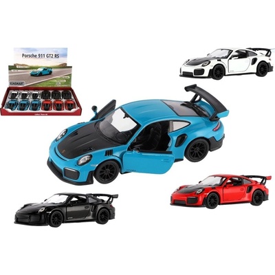 Kinsmart Teddies Auto Porsche 911 GT2 RS na zpětné natažení